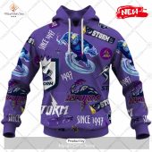 [new] Nrl Melbourne Storm Season Logo Design Hoodie Sweatshirt 3d My Friends! - demo10