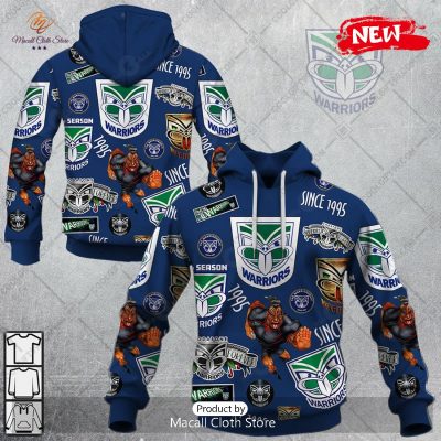 [NEW] NRL New Zealand Warriors Season Logo Design Hoodie Sweatshirt 3D -soulcals
