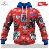 [new] Nrl Newcastle Knights Season Logo Design Hoodie Sweatshirt 3d Stunning - demo10