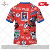 [new] Nrl Newcastle Knights Season Logo Design Hoodie Sweatshirt 3d Sizzling - demo10