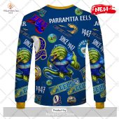 [new] Nrl Parramatta Eels Season Logo Design Hoodie Sweatshirt 3d Cool Dp - demo10