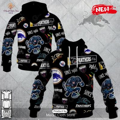 [NEW] NRL Penrith Panthers Season Logo Design Hoodie Sweatshirt 3D -soulcals