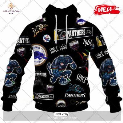 [NEW] NRL Penrith Panthers Season Logo Design Hoodie Sweatshirt 3D -soulcals