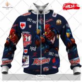 [new] Nrl Sydney Roosters Season Logo Design Hoodie Sweatshirt 3d My Friends! - demo10