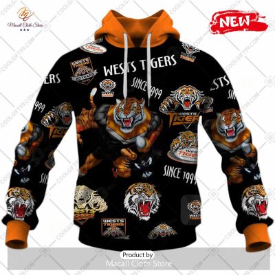 [NEW] NRL Wests Tigers Season Logo Design Hoodie Sweatshirt 3D -soulcals