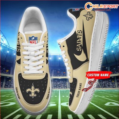 New Orleans Saints Air Low Top AF1 Sneakers - Stylish NFL Shoes For Men Women - soulcals