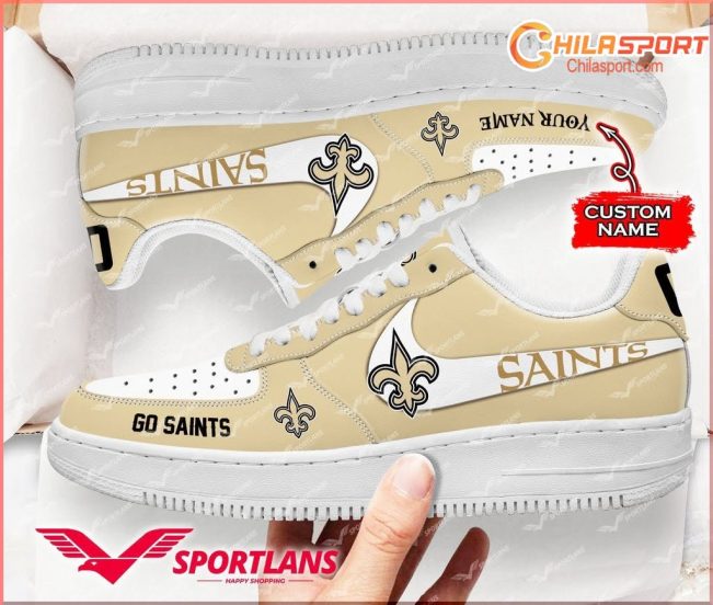 New Orleans Saints Air Low Top AF1 Sneakers - Stylish Trendy Fan Shoes - soulcals