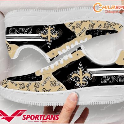 New Orleans Saints Air Low Top AF1 Sneakers - Stylish, Trendy Gift New Arrival - soulcals New Orleans Saints Air Low Top AF1 Sneakers - Stylish, Trendy Gift New Arrival - soulcals
