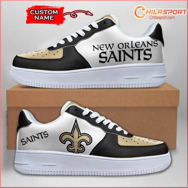 New Orleans Saints NFL Air Low Top AF1 Sneakers Shoes Stylish Fan Gift for Men and Women - soulcals