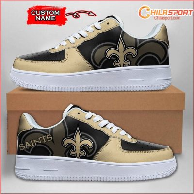New Orleans Saints NFL Air Low Top AF1 Sneakers Stylish and Comfortable Shoes Gift for Fans - soulcals