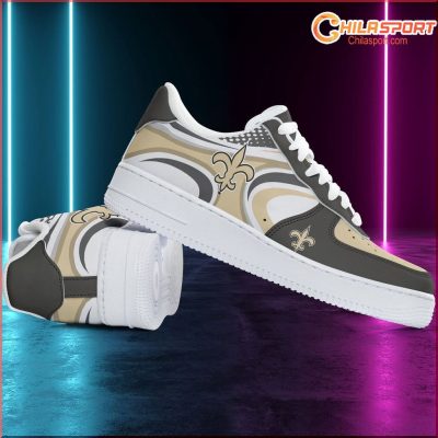 New Orleans Saints NFL Air Low Top AF1 Sneakers Stylish Football Shoes for Men and Women - soulcals