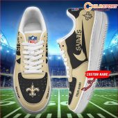 New Orleans Saints NFL Air Low Top AF1 Sneakers Stylish Footwear Gifts for Men and Women - soulcals