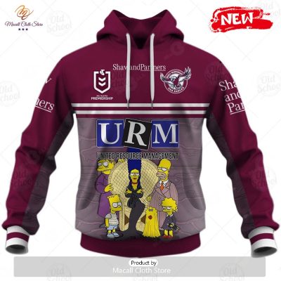 NEW Personalise NRL Manly Warringah Sea Eagles x The Simpsons Halloween 2023 Jersey -soulcals