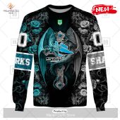 New Personalized Nrl Cronulla Sutherland Sharks Rose Luxury Dragon Hoodie Sweatshirt 3d 4 D26xj.jpg - demo10