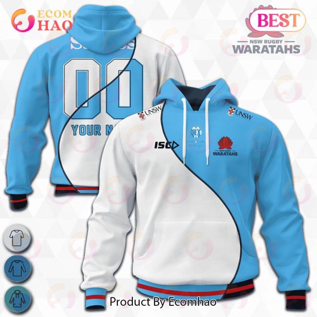 New South Wales Waratahs Super Rugby Mix Jerseys 2023 Personalized 3D Hoodie -soulcals