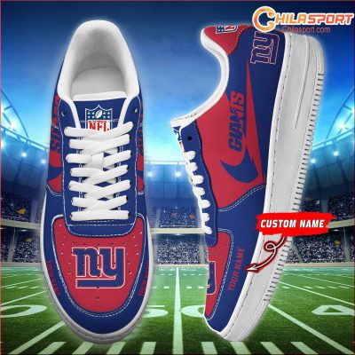 New York Giants Custom Air Force 1 Shoes Unique Fan Gift Idea - soulcals New York Giants Custom Air Force 1 Shoes Unique Fan Gift Idea - soulcals