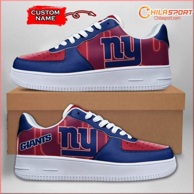 New York Giants NFL Air Low Top AF1 Sneakers Shoes for Men and Women Stylish Comfort Footwear - soulcals