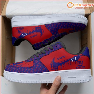 New York Giants NFL Air Low Top AF1 Sneakers Shoes for Men and Women Stylish Fan Gear - soulcals New York Giants NFL Air Low Top AF1 Sneakers Shoes for Men and Women Stylish Fan Gear - soulcals