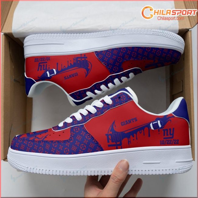 New York Giants NFL Air Low Top AF1 Sneakers Shoes Stylish Footwear For Men and Women - soulcals