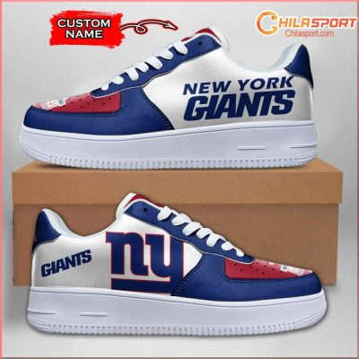 New York Giants NFL Air Low Top AF1 Sneakers Stylish Trendy Gift - soulcals New York Giants NFL Air Low Top AF1 Sneakers Stylish Trendy Gift - soulcals
