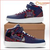 New York Giants Premium High Top Sneakers Official Fanwear - soulcals