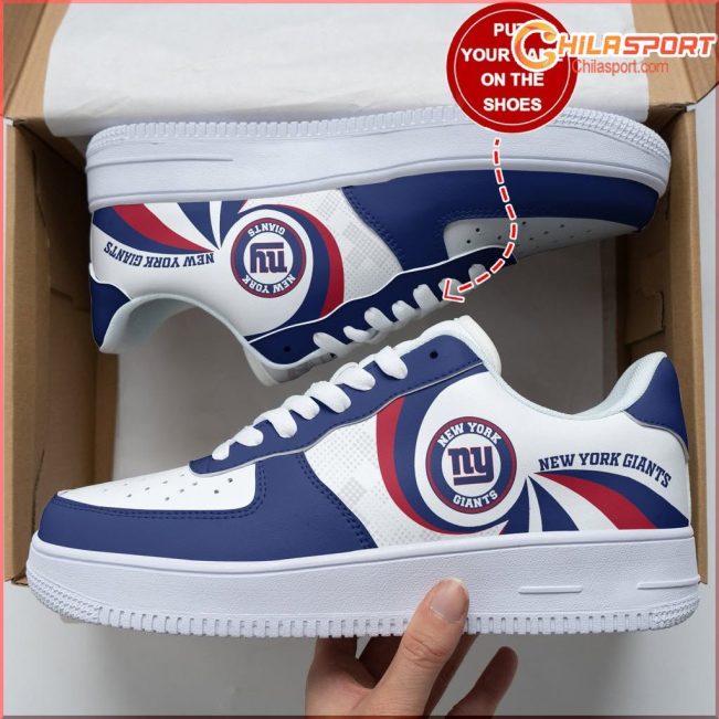 New York Giants Sneakers Stylish, Trendy Comfort Shoes For Men & Women - soulcals