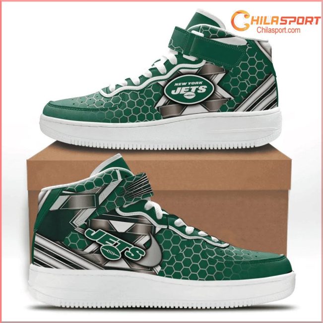 New York Jets High Top Sneakers Affordable Stylish - soulcals