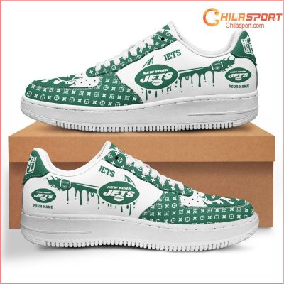 New York Jets NFL Air Low Top AF1 Sneakers Shoes for Stylish Comfort and Sports Fans - soulcals
