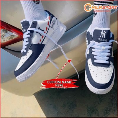 New York Yankees NFL Air Low Top AF1 Sneakers Stylish Comfortable Shoes Gift for Men and Women - soulcals New York Yankees NFL Air Low Top AF1 Sneakers Stylish Comfortable Shoes Gift for Men and Women - soulcals