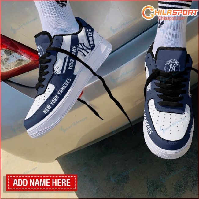 New York Yankees Personalized AF1 Shoes Stylish Gift for Baseball Fans - soulcals