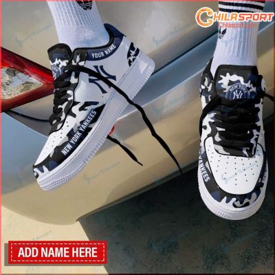 New York Yankees Personalized AF1 Shoes Stylish Gifts For Baseball Fans - soulcals New York Yankees Personalized AF1 Shoes Stylish Gifts For Baseball Fans - soulcals