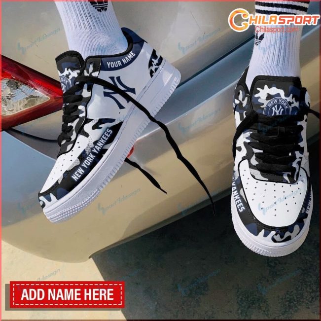 New York Yankees Personalized AF1 Shoes Stylish Gifts For Baseball Fans - soulcals