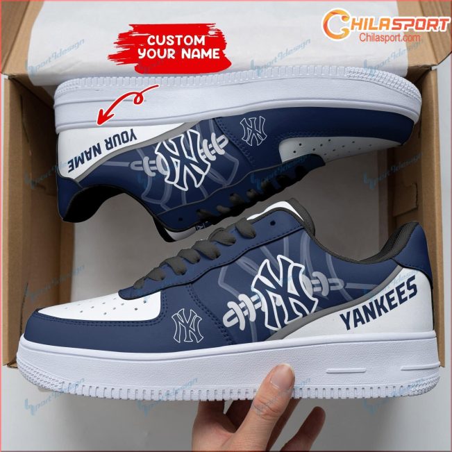 New York Yankees Personalized Air Force 1 Shoes Unique Gift Stylish - soulcals