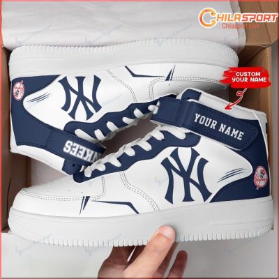 New York Yankees Personalized High Top Sneakers Stylish Fan Gift Limited Edition - soulcals