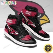 NFL Arizona Cardinals Black Red Air Jordan 1 High Sneakers