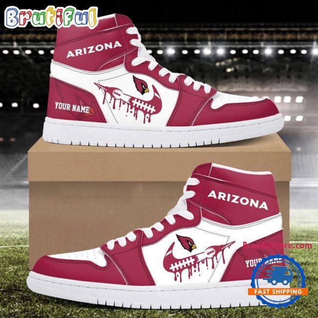 NFL Arizona Cardinals New Season Custom Air Jordan 1 Hightop Shoes
