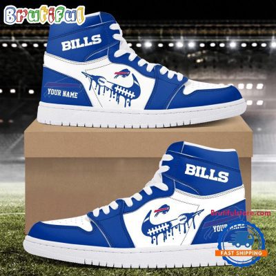 NFL Buffalo Bills New Season Custom Air Jordan 1 Hightop Shoes