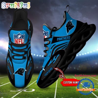 NFL Carolina Panthers Football Logo Team New Design Max Soul Shoes Sneaker