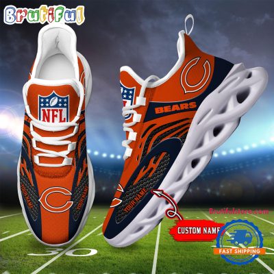 NFL Chicago Bears Football Logo Team New Design Max Soul Shoes Sneaker
