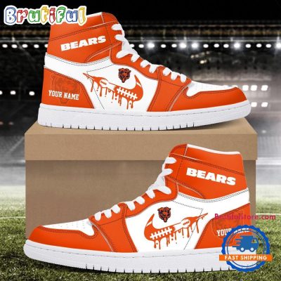 NFL Chicago Bears New Season Custom Air Jordan 1 Hightop Shoes