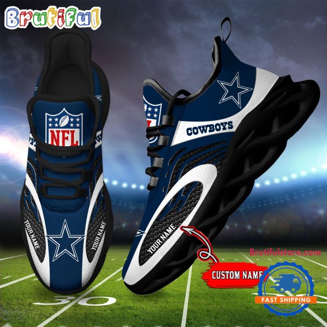 NFL Dallas Cowboys Football Logo Team New Design Max Soul Shoes Sneaker