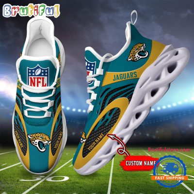 NFL Jacksonville Jaguars Football Logo Team New Design Max Soul Shoes Sneaker