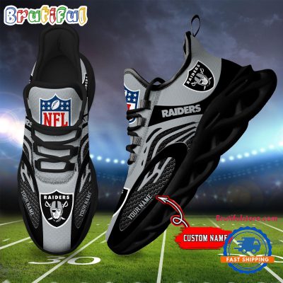 NFL Las Vegas Raiders Football Logo Team New Design Max Soul Shoes Sneaker