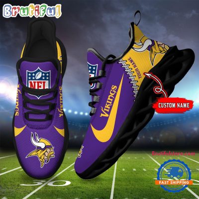 NFL Minnesota Vikings Football New Season Sneaker Max Soul Shoes