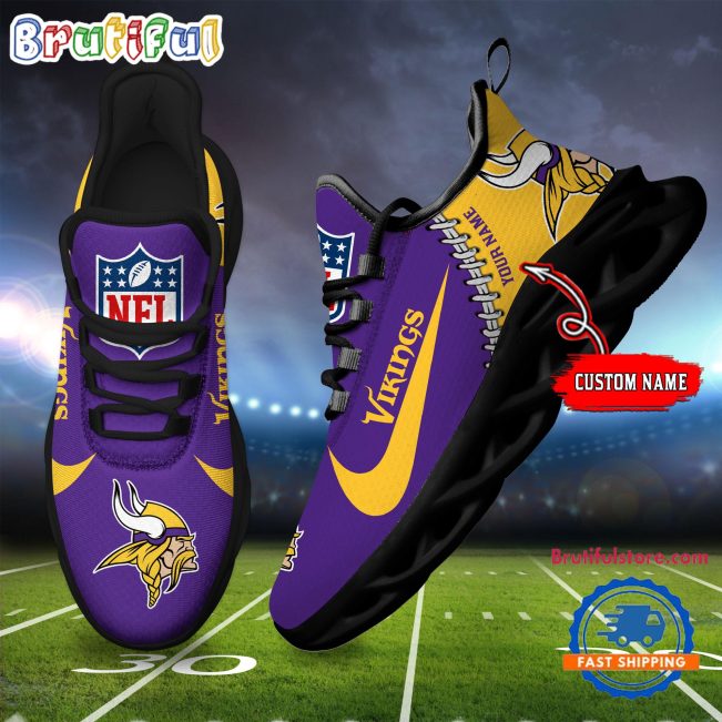 NFL Minnesota Vikings Football New Season Sneaker Max Soul Shoes