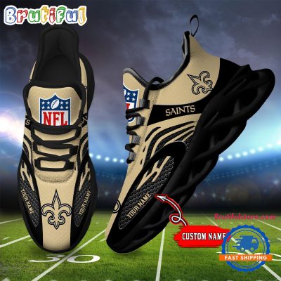 NFL New Orleans Saints Football Logo Team New Design Max Soul Shoes Sneaker