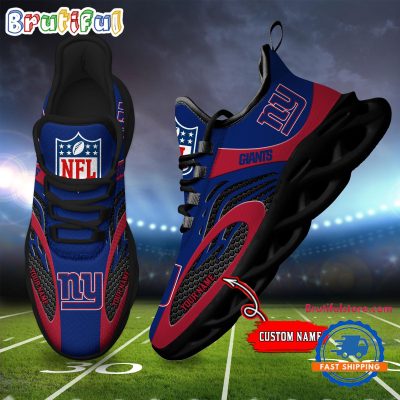 NFL New York Giants Football Logo Team New Design Max Soul Shoes Sneaker