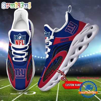 NFL New York Giants Football Logo Team New Design Max Soul Shoes Sneaker