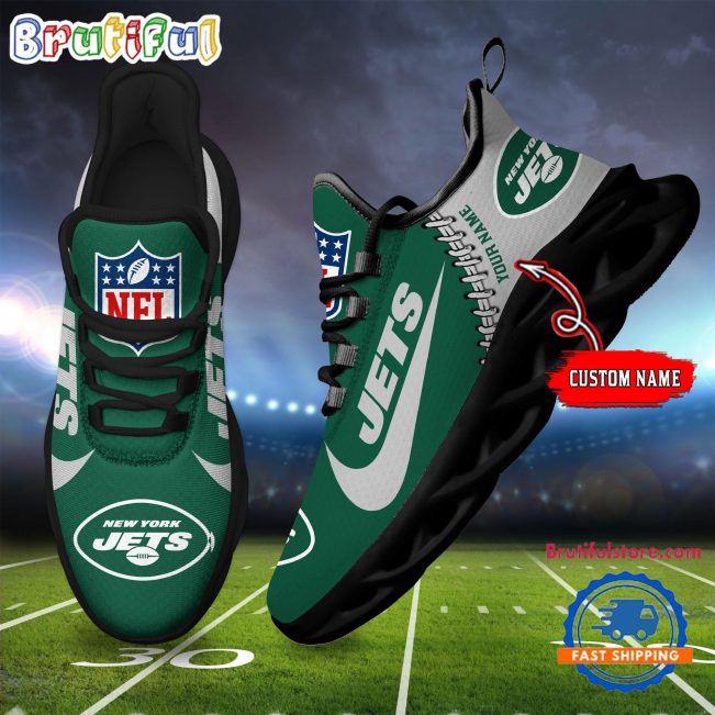 NFL New York Jets Football New Season Sneaker Max Soul Shoes