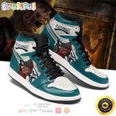 NFL Philadelphia Eagles Green Special Air Jordan 1 High Sneakers